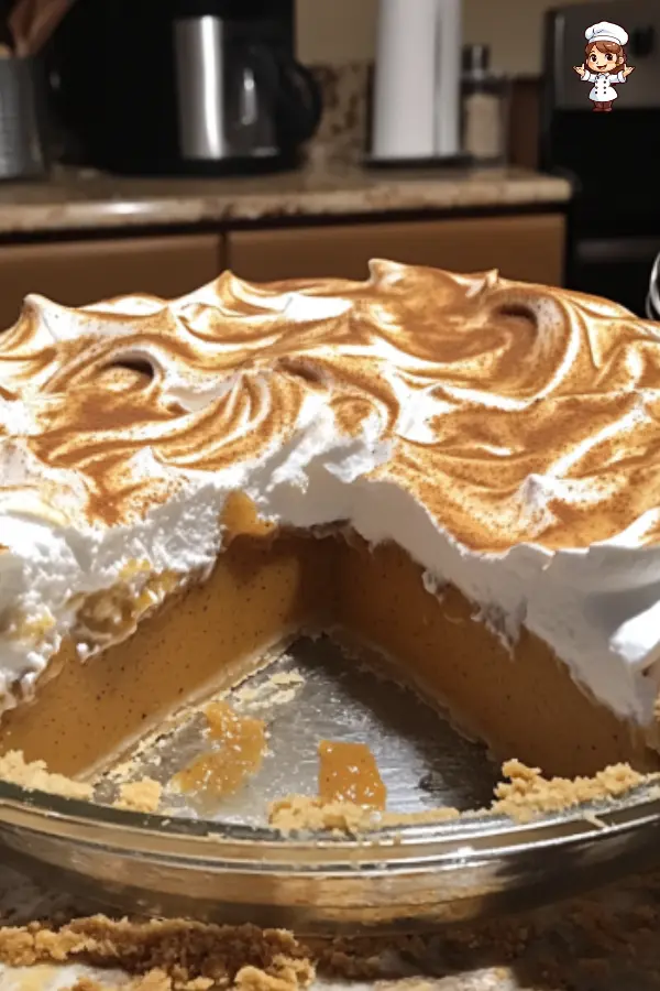 Cozy Chai Pumpkin Meringue Pie – A Fall-Inspired Holiday Dessert