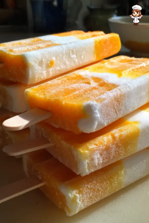 Creamy Orange and Vanilla Yogurt Ice Pops – Easy Homemade Summer Treat