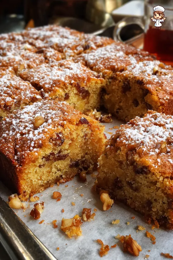 Delicious Armenian Date and Walnut Sheet Cake Recipe – Traditional Armenian Dessert