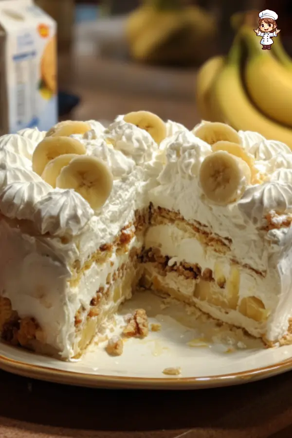 Delicious Banana Pudding Cake Recipe – Creamy, Layered No-Bake Dessert