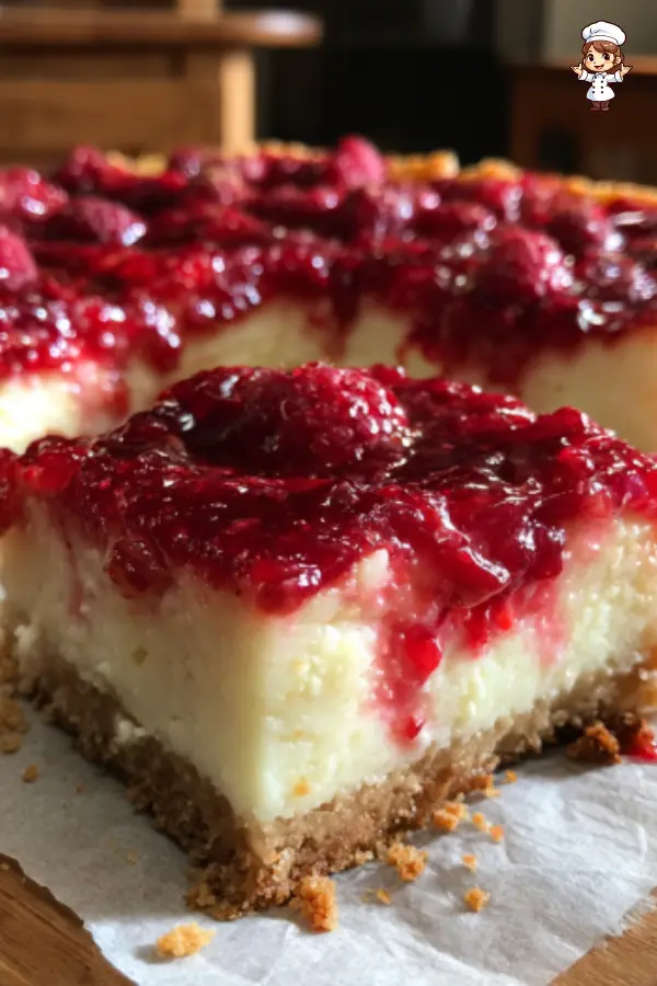 Delicious Raspberry Cheesecake Bars Recipe – Creamy & Fruity Dessert