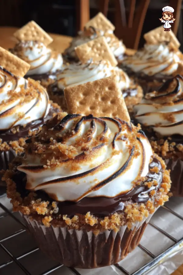 Delicious S'mores Cupcakes Recipe  Classic Campfire Treat in Cupcake Form
