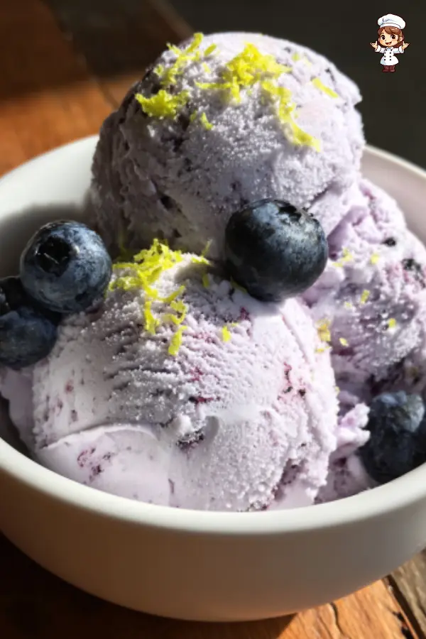 Easy Homemade Blueberry Ice Cream Recipe  No Ice Cream Maker Needed