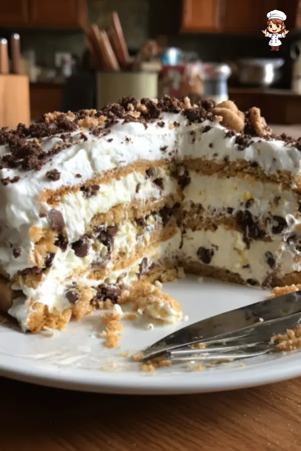 Easy Layered Chocolate Chip Cookie Dessert Recipe – No-Bake & Delicious