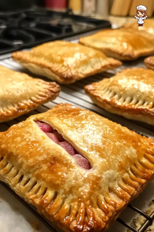 Easy Rhubarb Hand Pies – Flaky Crust with Sweet-Tart Filling