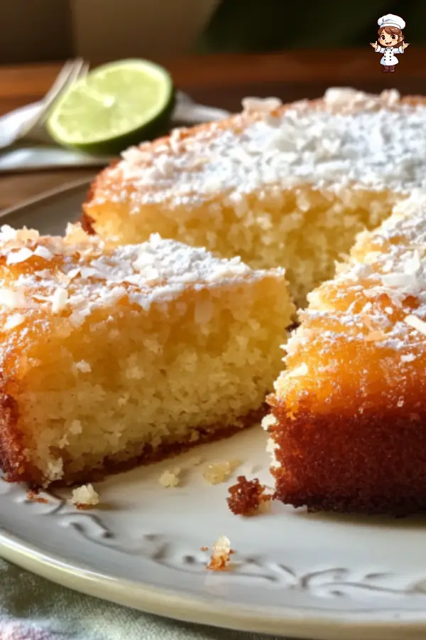 Flourless Coconut & Lime Cake – Moist, Gluten-Free Tropical Dessert
