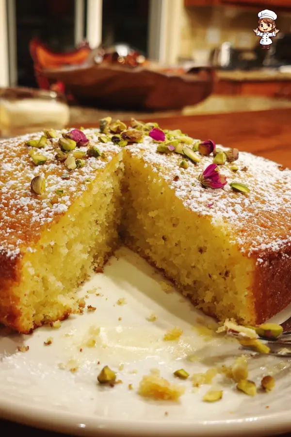 Fragrant Almond and Cardamom Flourless Tea Cake  Gluten-Free & Aromatic