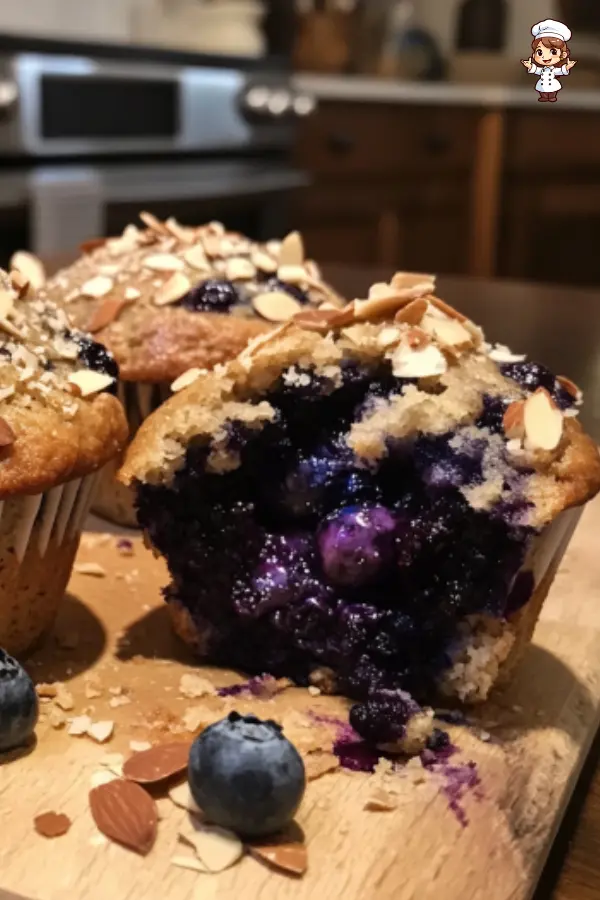 Healthy Blueberry Almond Power Muffins – Gluten-Free Breakfast Recipe