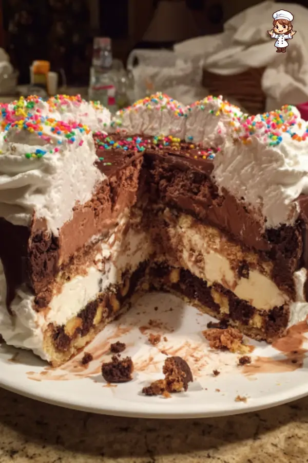 Ice Cream Cake with Chocolate Cookie Crunch – Perfect Summer Dessert Recipe