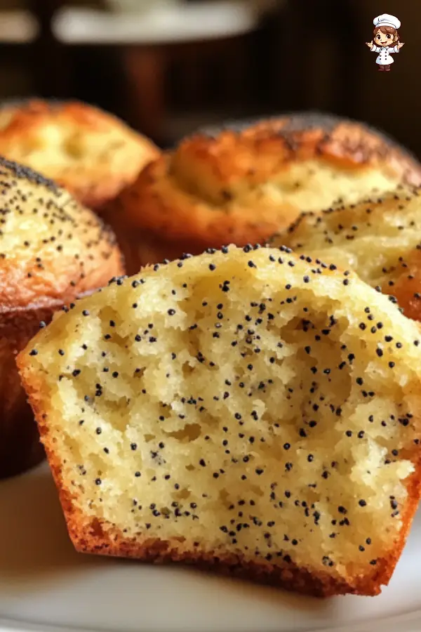 Lemon Poppy Seed Muffins Recipe – Zesty & Moist Muffins with Lemon Icing