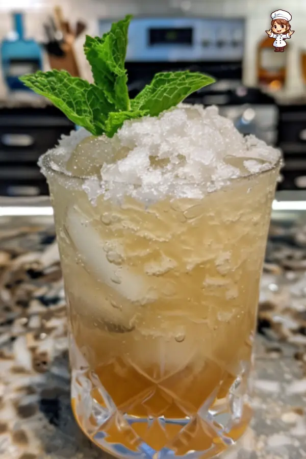 Mint Julep Fizz – Sparkling Bourbon Cocktail with Fresh Mint and Prosecco