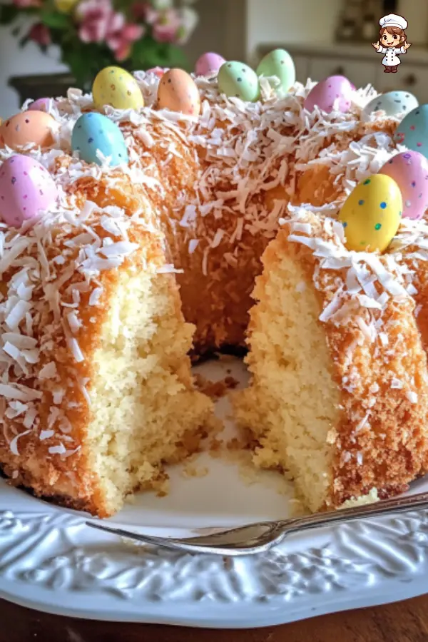 Moist Lemon Coconut Easter Cake Recipe – Perfect Festive Dessert