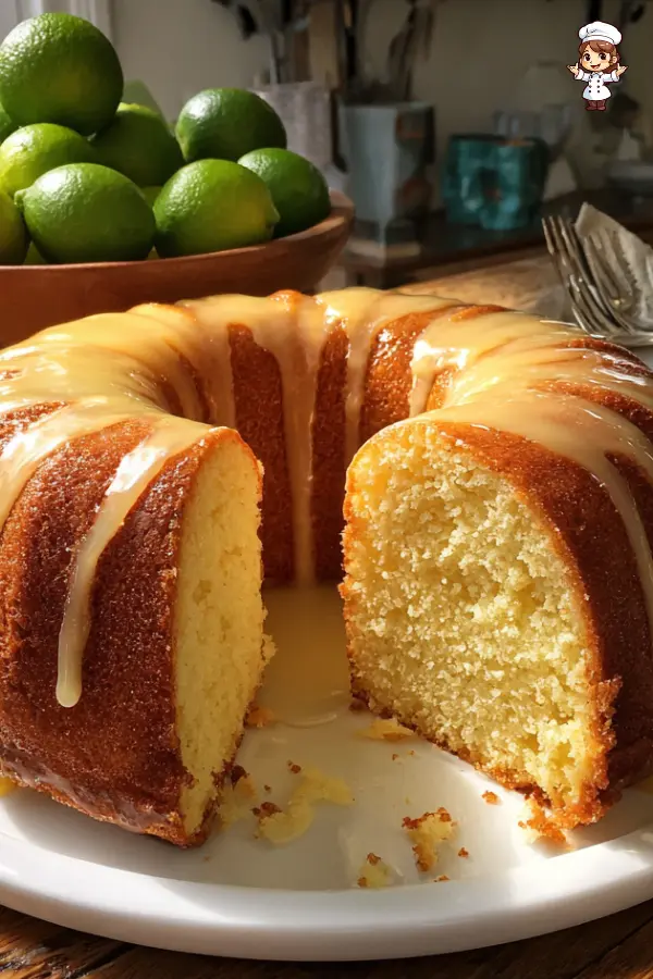 Moist & Zesty Key Lime Cake II with Tangy Glaze – Easy Citrus Dessert Recipe