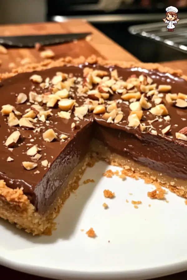Nutella Tart with Toasted Hazelnut Crust – Decadent & Easy Dessert Recipe