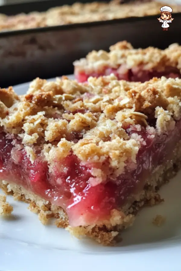 Rhubarb Crumble Bars Recipe – Easy Tart & Sweet Dessert