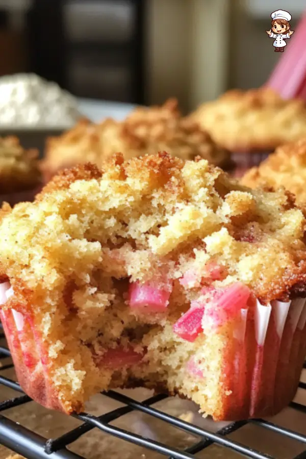 Rhubarb Muffins with Streusel Topping – Perfect Spring Treat