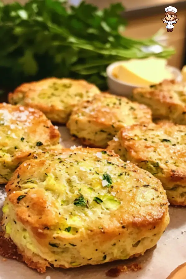 Savory Zucchini Biscuits with Parmesan and Herbs – Easy Homemade Recipe