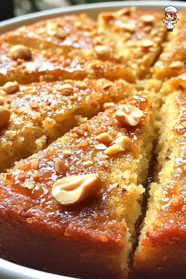 Semolina Cake with Cardamom and Cashews – Moist, Fragrant & Easy