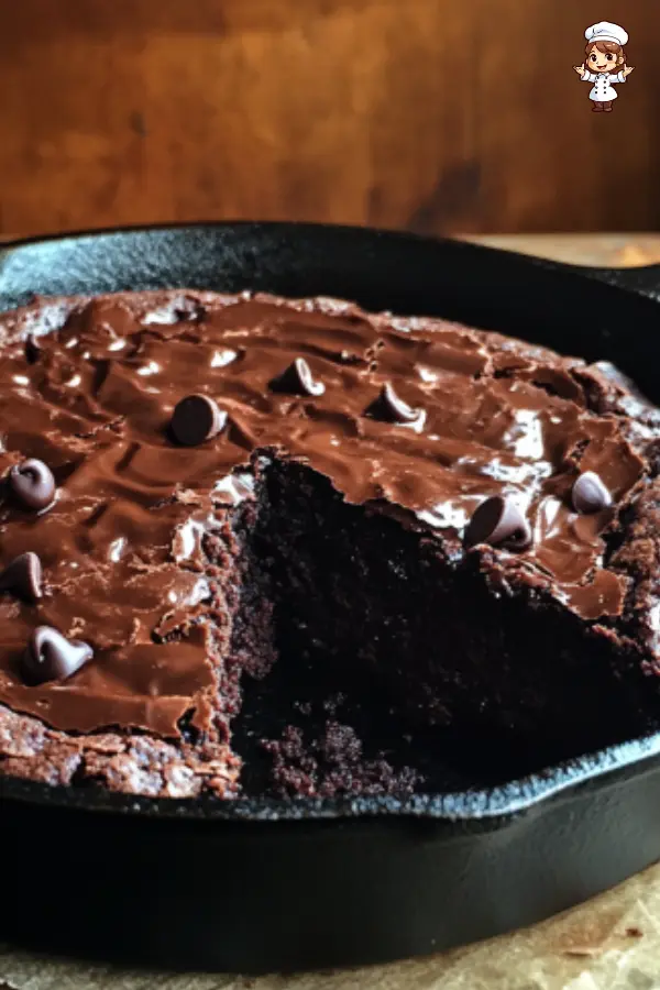 Skillet Brownie Recipe – Gooey, Fudgy & Perfectly Chocolatey