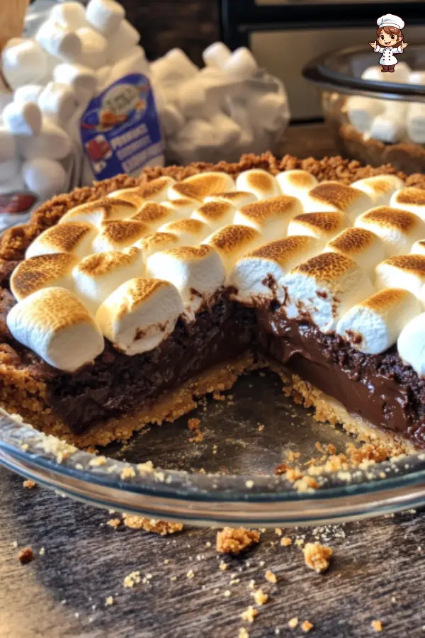 S’mores Brownie Pie – Gooey, Fudgy, and Irresistible!