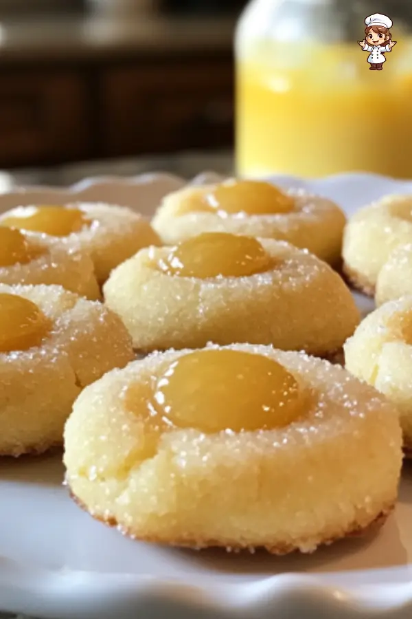 Soft & Zesty Lemon Thumbprint Cookies Recipe