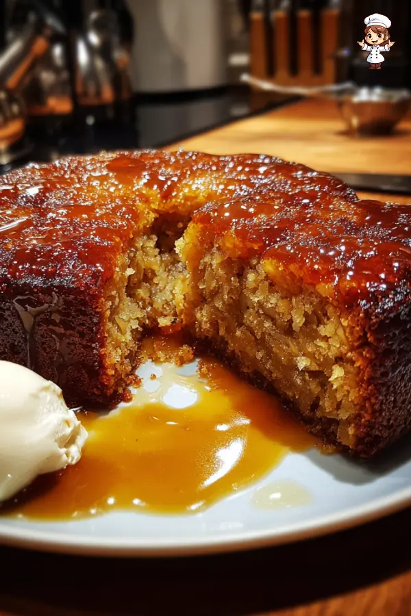 Sticky Pear and Ginger Cake – Moist, Spiced, and Perfectly Glazed
