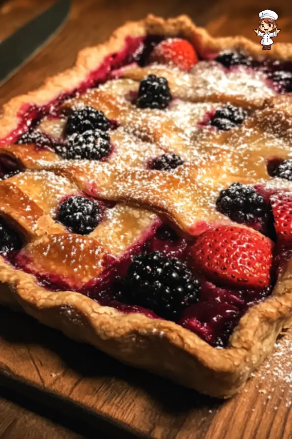 Strawberry Blackberry Slab Pie Recipe – Easy, Delicious Summer Dessert