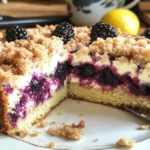 Blackberry Cream Cheese Crumb Cake – Moist, Fruity & Irresistible