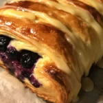 Delicious Blueberry Cream Cheese Pastry Braid Recipe – Easy & Flaky Breakfast Treat