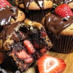 Chocolate Covered Strawberry Muffins – Sweet, Moist, and Easy to Make