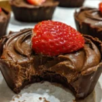 Decadent Chocolate Mousse Cups topped with chocolate shavings