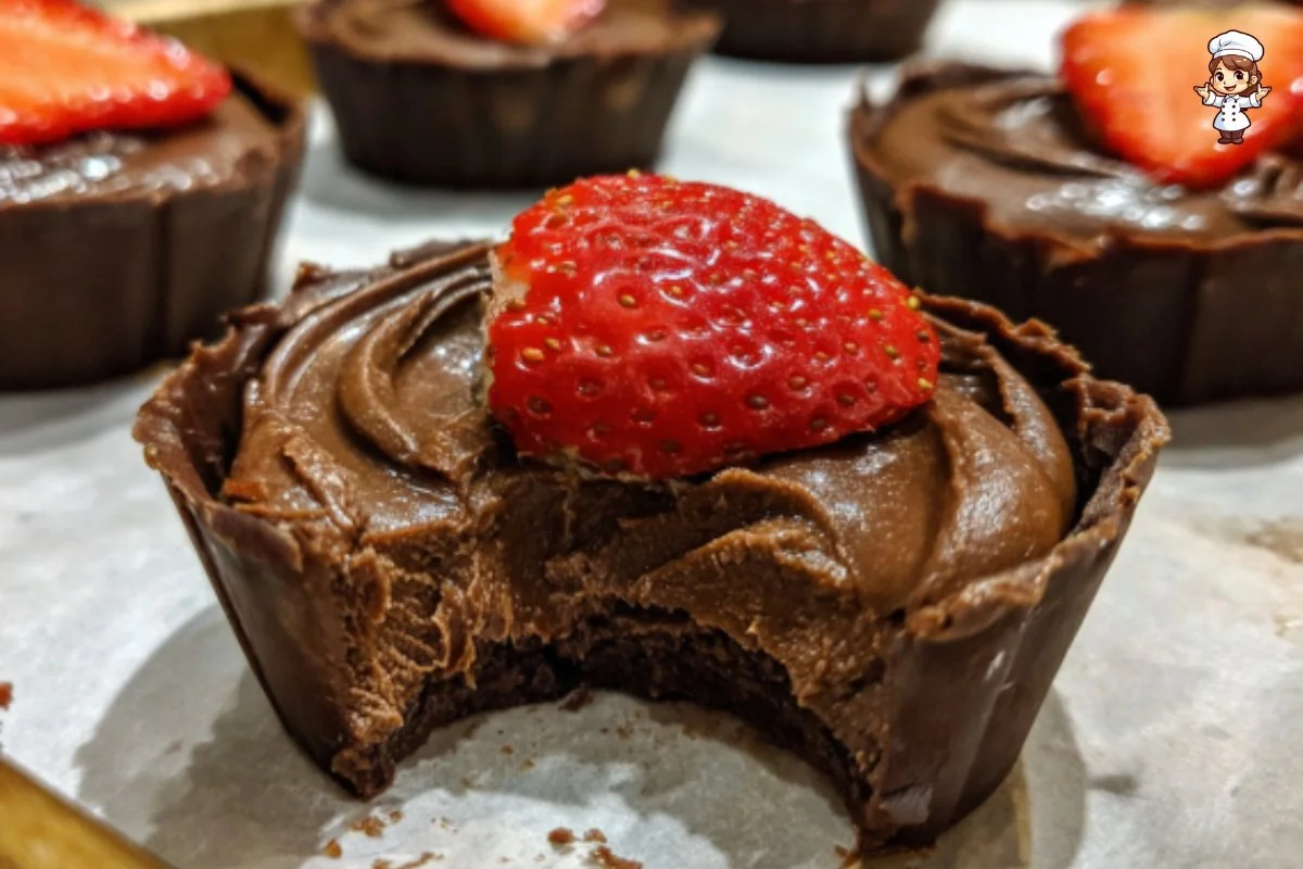 Decadent Chocolate Mousse Cups topped with chocolate shavings