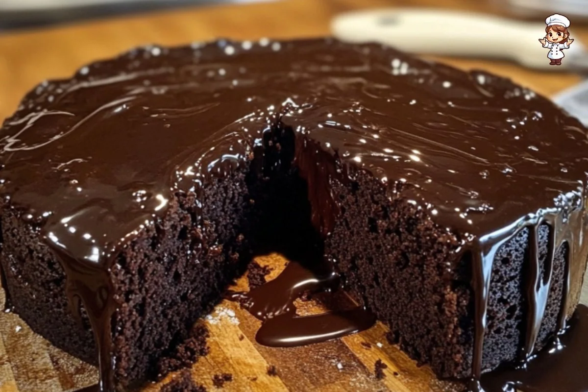 Decadent Almond Flour Chocolate Cake - gluten-free dessert