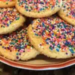Soft & Colorful Drop Style Sprinkle Sugar Cookies Recipe — Easy & Fun to Bake!