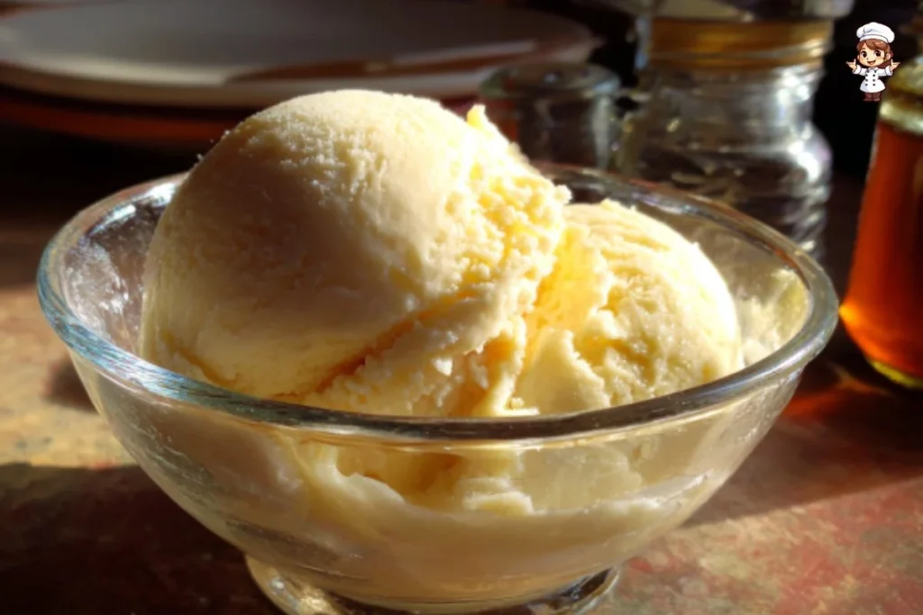 Creamy frozen custard served in a bowl with toppings
