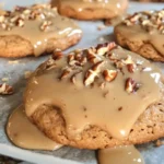 Homemade Maple Brown Sugar Cookies on a baking tray