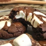 Marshmallow-Surprise Hot Cocoa Cookies – Cozy, Chocolatey Treats for Winter