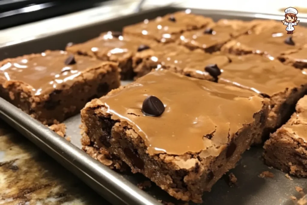 Delicious Milk Chocolate Mocha Blondies with chocolate and coffee flavors