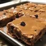 Delicious Milk Chocolate Mocha Blondies with chocolate and coffee flavors