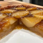 Delicious Pear Tarte Tatin showcasing caramelized pears with a flaky pastry crust.