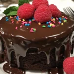 6-inch small chocolate cake for special occasions