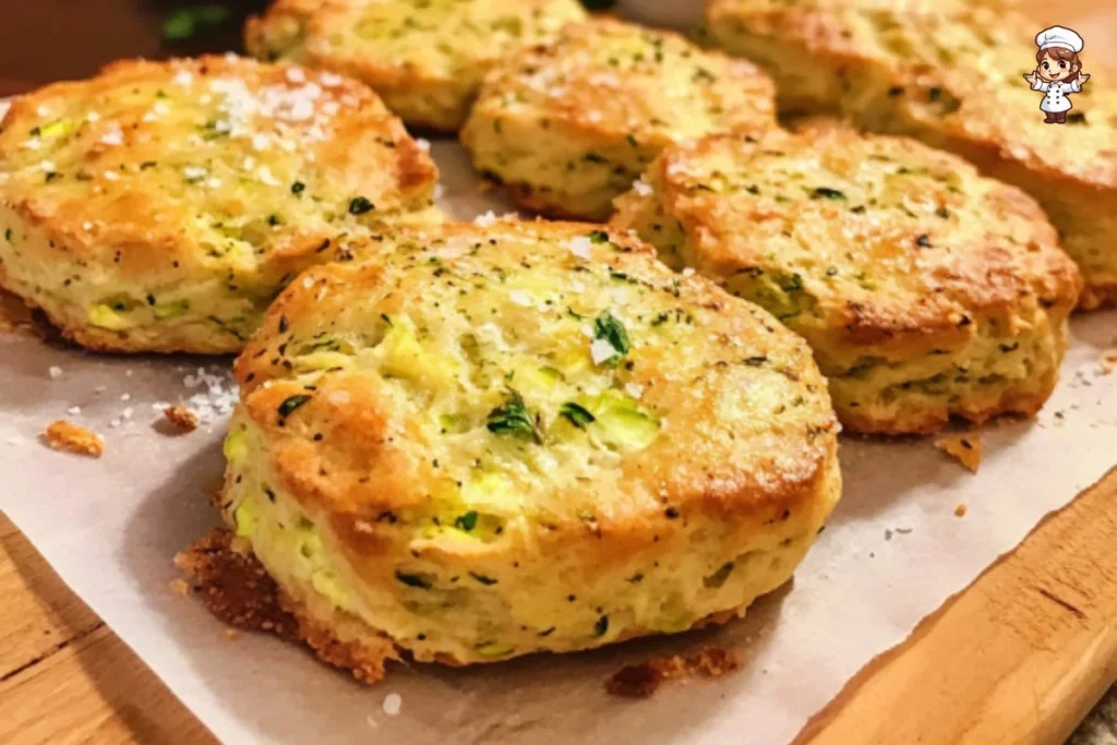 Savory Zucchini Biscuits with Parmesan and Herbs – Easy Homemade Recipe