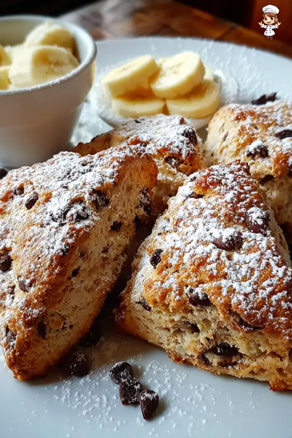 Banana Chocolate Chip Scones Recipe will amaze your taste buds!