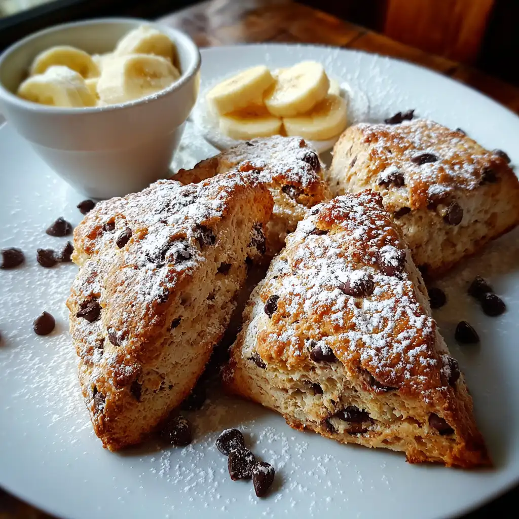 Banana Chocolate Chip Scones Recipe will amaze your taste buds!