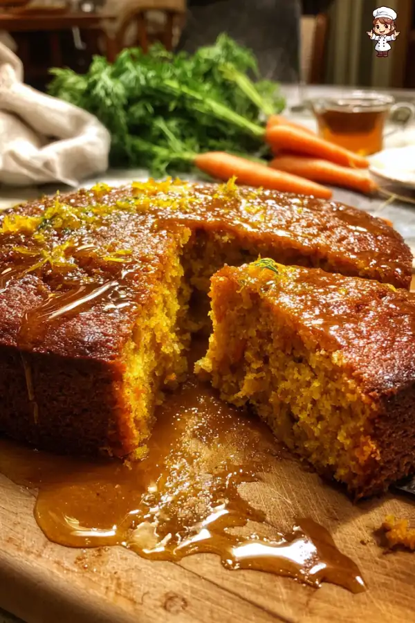 Carrot Orange Cake with Ginger Syrup is a must-try!