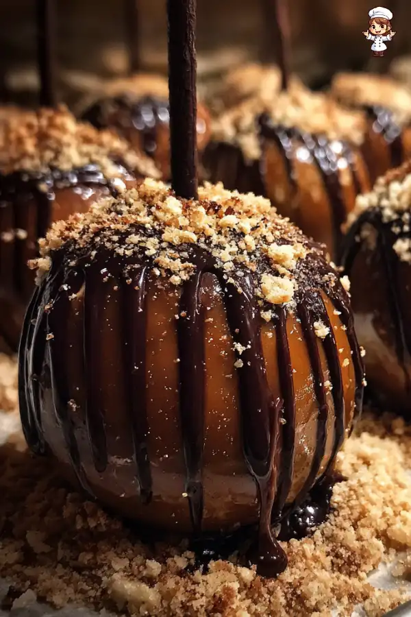 Cauldron Caramel Apples are the ultimate Halloween treat!