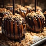Cauldron Caramel Apples are the ultimate Halloween treat!