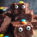 Cauldron Fudge with Candy Eyes Recipe A Spooky Delight!