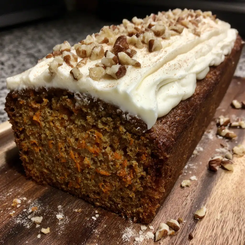 Cinnamon Walnut Carrot Cake Loaf is a must-try delight!