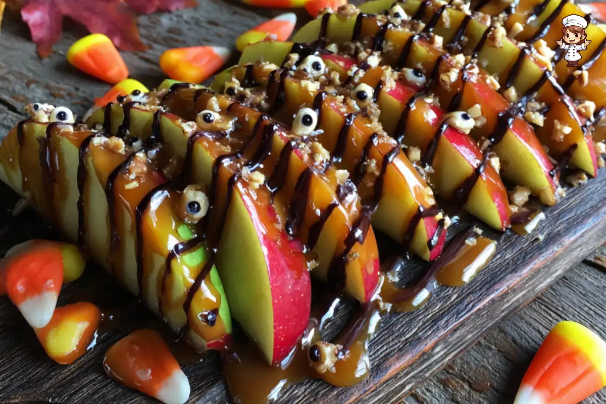 Crypt Caramel Apple Slices Recipe A Spooky Delight!